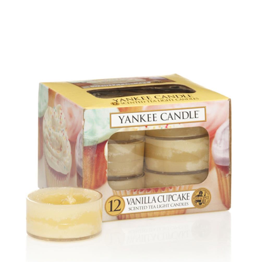 Yankee Candle Vanilla Cupcake Tea Lights (Pack of 12) £4.19